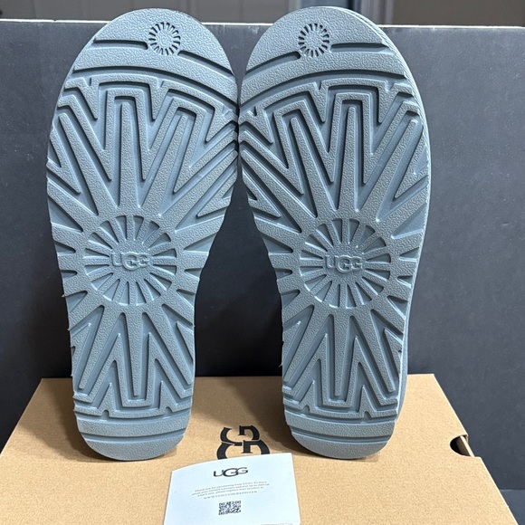 UGG Classic Ultra Mini Gray Boots - Picture 3 of 9